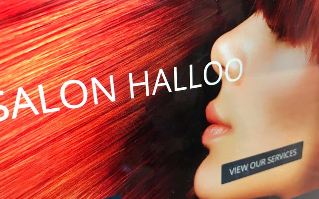 Salon Halloo Website